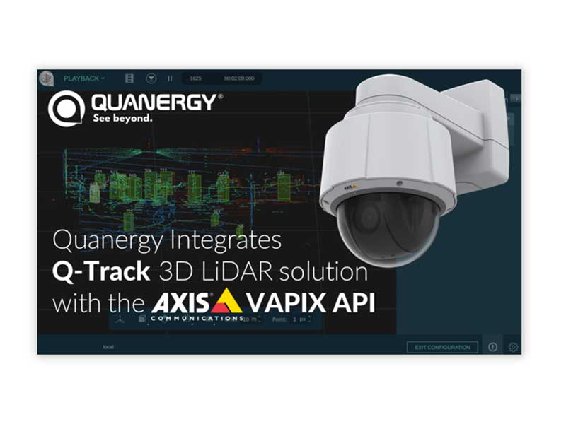 Quanergy Integrates Axis VAPIX to Enhance 3D LiDAR-Powered Security